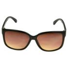 Target Women's Square Sunglasses With Smoke Gradient Lenses - A New Day Brown