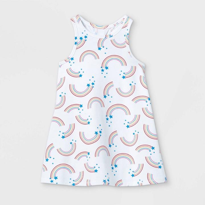 Toddler Girls' Tank Dress - Cat & Jack White