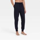 Hanes Premium Men's French Terry Jogger Pajama Pants - Blue