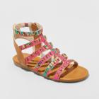 Girls' Movenight Embellished Gladiator Sandals - Stevies Pink