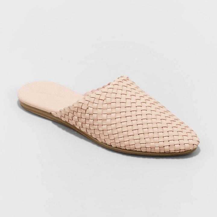 Women's Elora Mule Flats - Universal Thread Blush