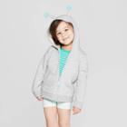 Toddler Girls' 'butterfly' Hooded Sweatshirt - Cat & Jack Gray
