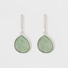 Mother Of Pearl Drop Earrings - A New Day Blue/silver