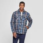 Dickies Men's Plaid Long Sleeve Jacket - Blue