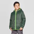 Boys' Reversible Puffer Jacket - C9 Champion Green