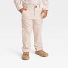Toddler Boys' Stretch Chambray Suiting Pants - Cat & Jack Tan