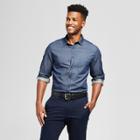Men's Long Sleeve Denim Shirt - Goodfellow & Co Dark Wash