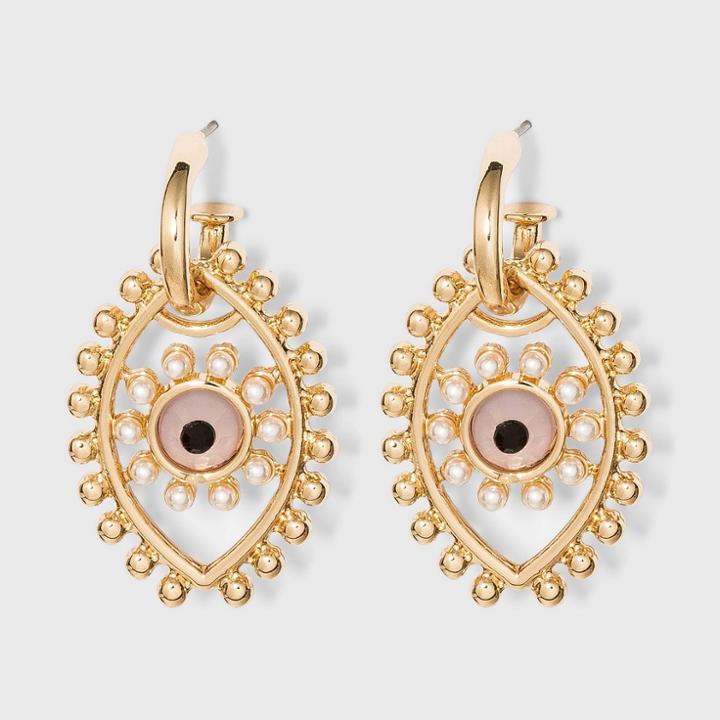 Sugarfix By Baublebar Evil Eye Drop Earrings - Gold