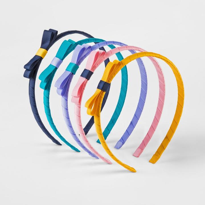 Girls' 5pk Grosgrain Headbands - Cat & Jack,