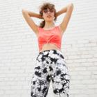 Women's Cropped Tie-front Tank Top - Wild Fable Coral