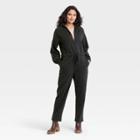 Women's Long Sleeve Fleece Jumpsuit - Universal Thread Hematite