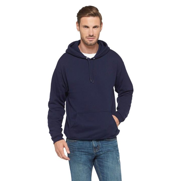 Hanes Premium Men's Pullover Hoodie - Navy