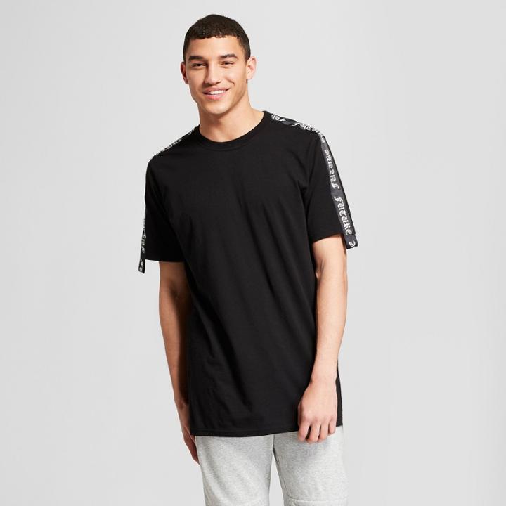Men's Taped Tall Short Sleeve Graphic T-shirt - Jackson Black Future