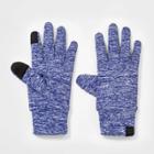 Girls' Spacedye Running Gloves - All In Motion Blue