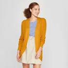 Women's Cocoon Cardigan - A New Day Gold