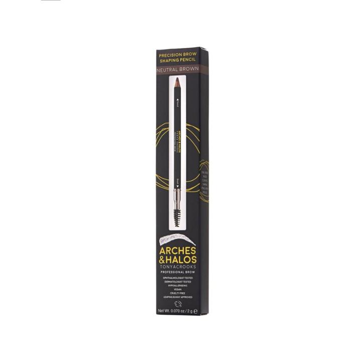 Arches & Halos Precision Brow Shaping Pencil Neutral Brown