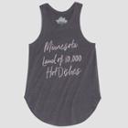Women's Minnesota Land Of 10,000 Hot Dishes Graphic Tank Top - Awake Charcoal