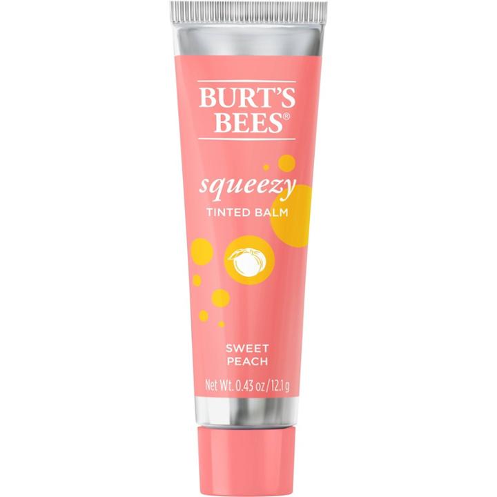 Burt's Bees Squeezy Tinted Lip Balm - Sweet Peach