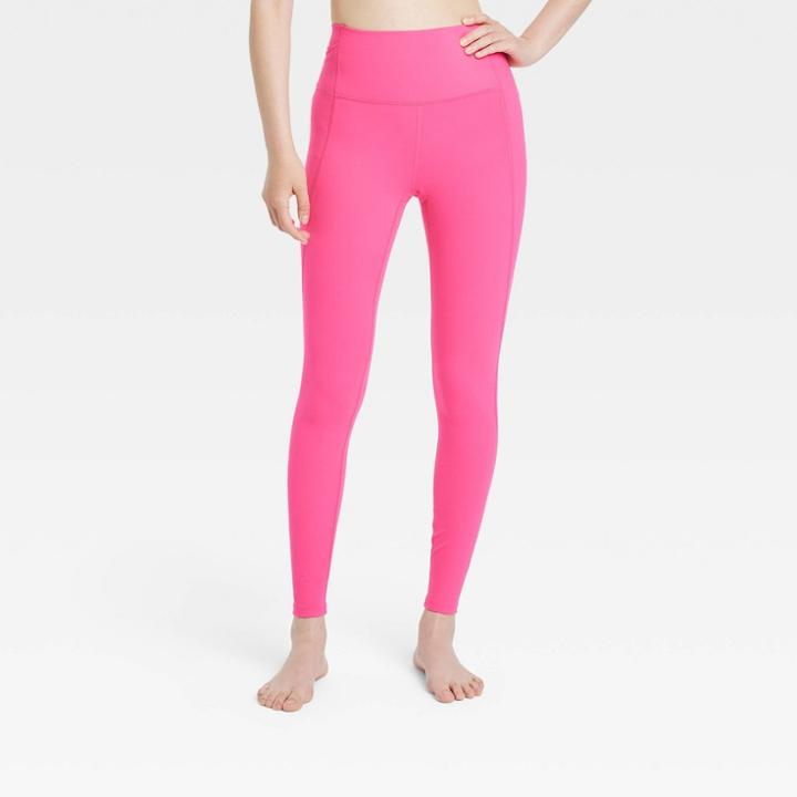 Women's Brushed Sculpt High-rise Leggings - All In Motion Neon Pink