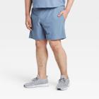 Men's Premium Lifestyle Shorts - All In Motion Blue Gray S, Men's,