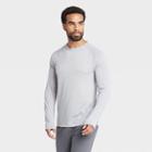 Men's Long Sleeve Run T-shirt - All In Motion Light Gray M, Men's,