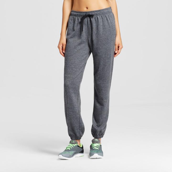 Women's French Terry Jogger Pants - C9 Champion Dark Gray