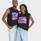 No Brand Black History Month Adult Create Grid Tank Top - Black