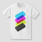 Men's Lego Transparent Short Sleeve T-shirt - White