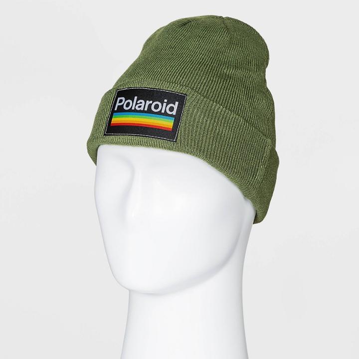 Men's Polaroid Beanie - Green