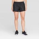 Women's Mid-rise Running Shorts 3.5 - C9 Champion Black Embossed Diamond