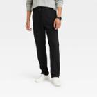 Men's Tapered Ultra Soft Fleece Pants - Goodfellow & Co Black
