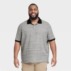 Men's Standard Fit Short Sleeve Polo Shirt - Goodfellow & Co Heather Gray