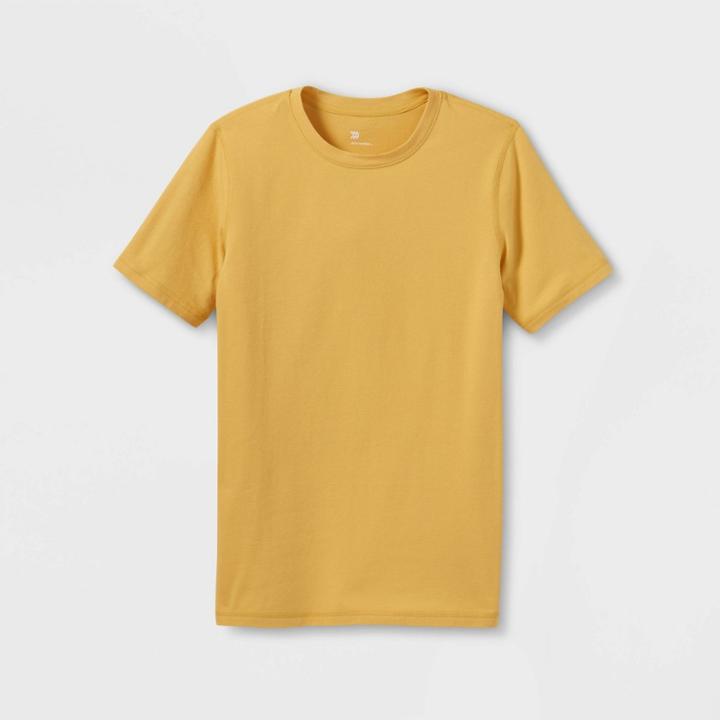 Boys' Short Sleeve T-shirt - All In Motion Golden Yellow
