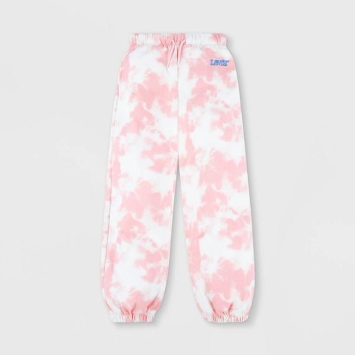 Levi's Girls' Tie-dye Sweat Pants - Pink
