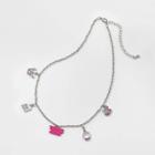 Girls' Birthday Charm Necklace - Cat & Jack Purple