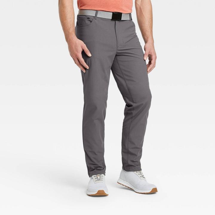 Men's Golf Pants - All In Motion Dark Gray