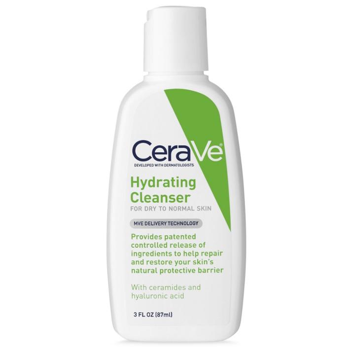 Unscented Cerave Hydrating Facial Cleanser For Normal To Dry