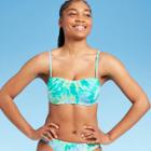 Women's Light Lift Bralette Bikini Top - Shade & Shore Blue Tie-dye 32a, Women's,