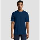 Petitehanes Men's Short Sleeve Beefy T-shirt - Navy S, Size: