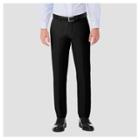 Haggar H26 Men's Performance 4 Way Stretch Slim Fit Trouser Pants - Jet Black