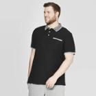Men's Tall Retro Polo Shirt - Goodfellow & Co Black