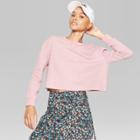 Women's Long Sleeve Boxy Waffle T-shirt - Wild Fable Fresh White