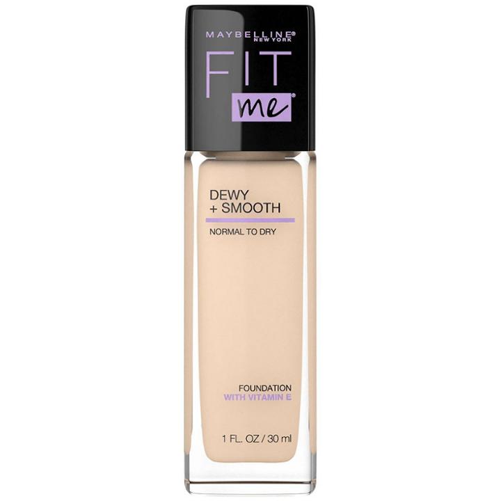 Maybelline Fit Me Dewy + Smooth Foundation Spf 18 - 110 Porcelain
