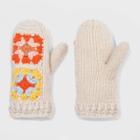 Women's Square Mittens - Wild Fable Cream, Ivory
