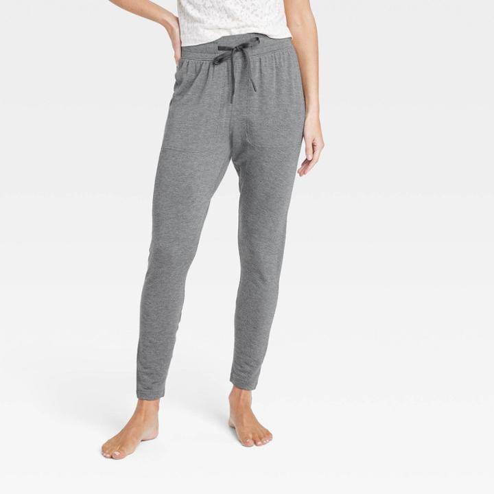 Women's Modal Tapered Joggers - All In Motion Charcoal Gray