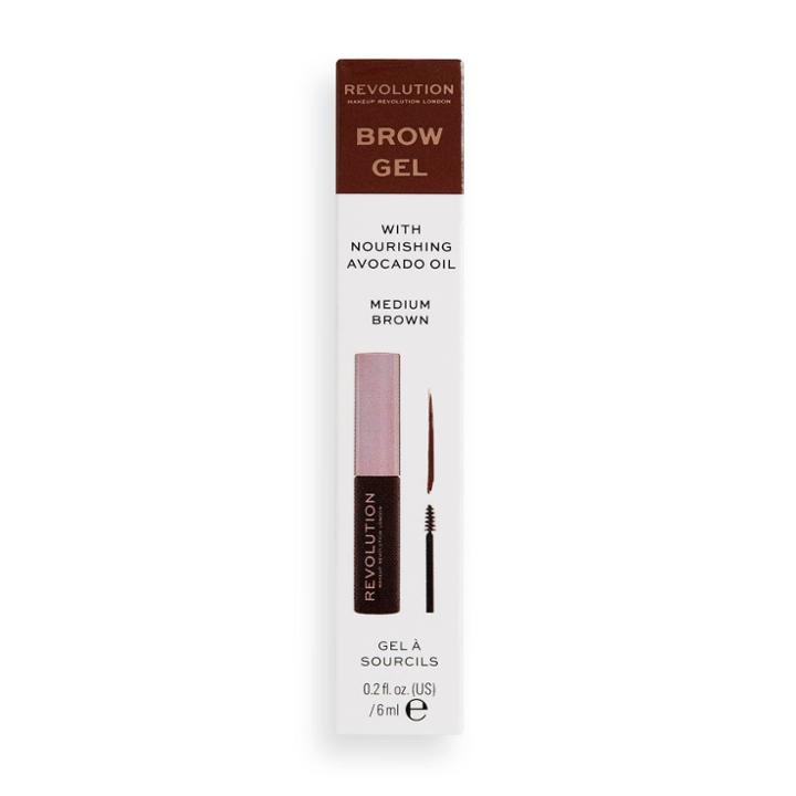 Revolution Beauty Brow Gel - Medium Brown