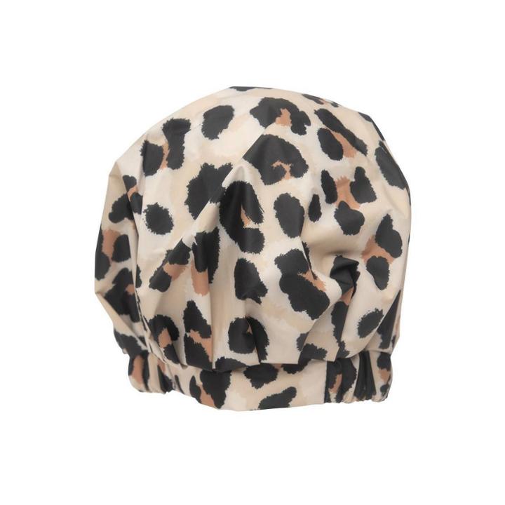 Elevated Shower Cap Leopard - Kitsch