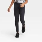Girls' Performance Leggings - All In Motion Black Onyx Xs, Girl's, Black Black