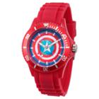 Men's Marvel Classic Captain America Plastic Watch - Red