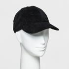 Women's Corduroy Baseball Hat - Universal Thread Black